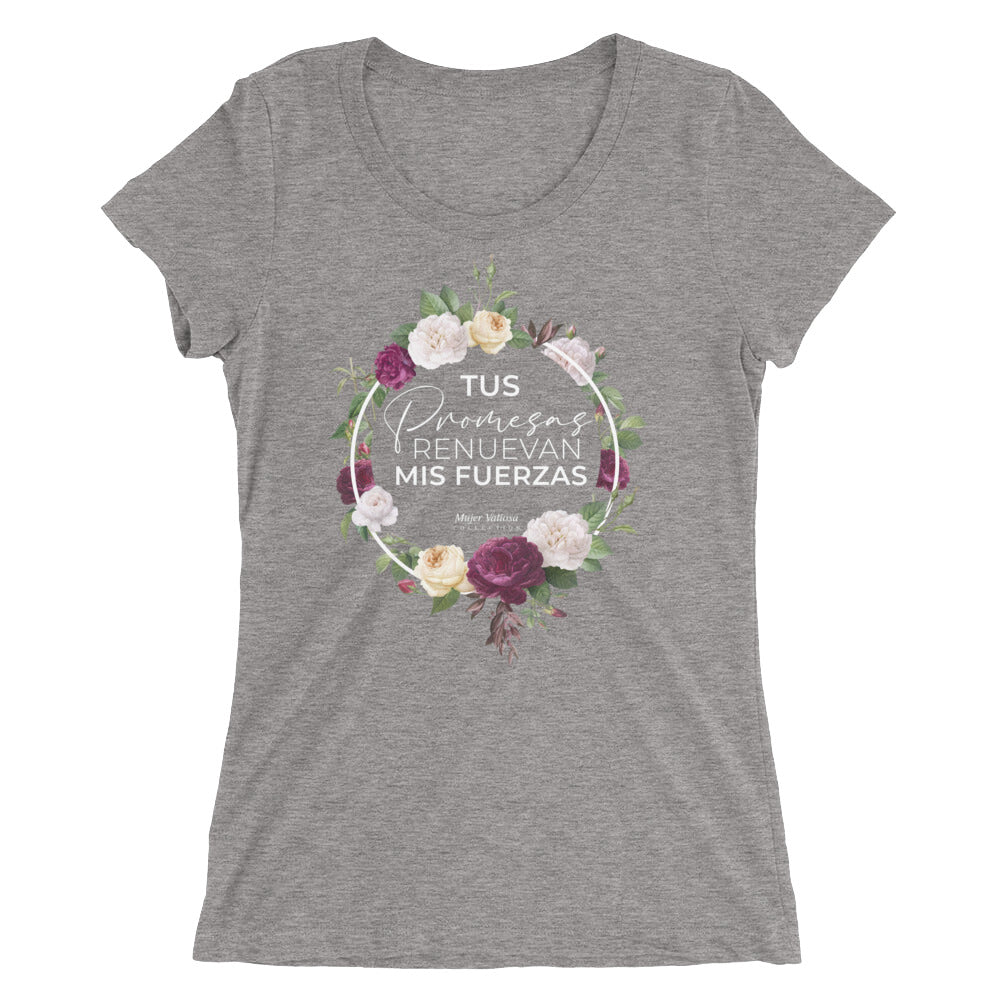 Camiseta de manga corta para mujer