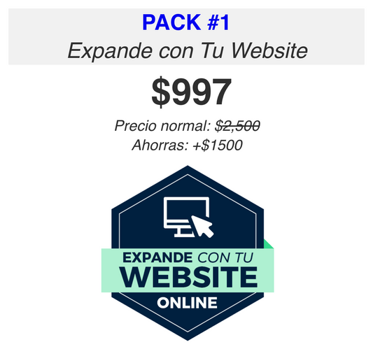 PACK #1 Expande con Tu Website