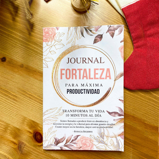 Journal Fortaleza para máxima productividad Mujer Valiosa