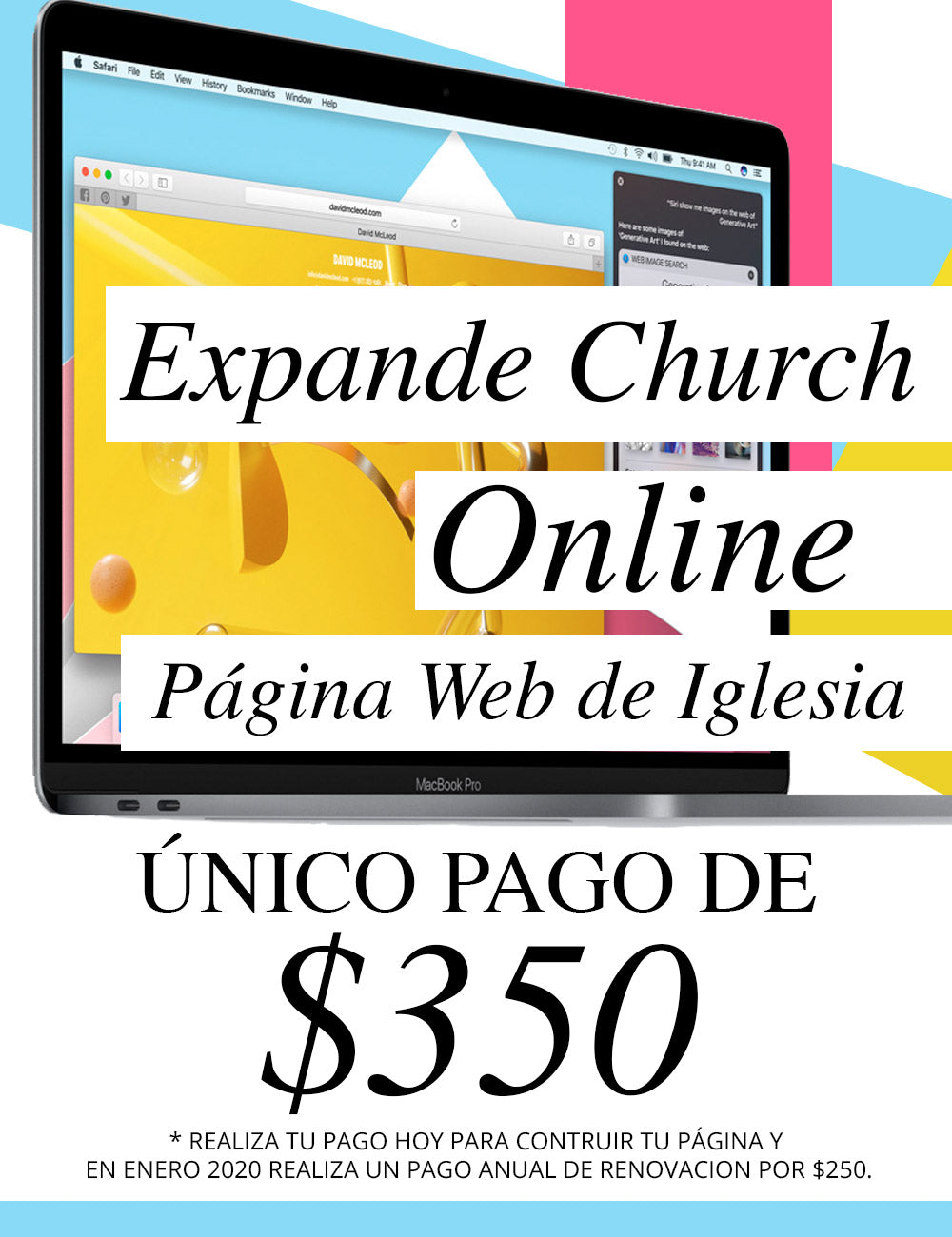 Expande Church Online - 1 Página web de iglesia