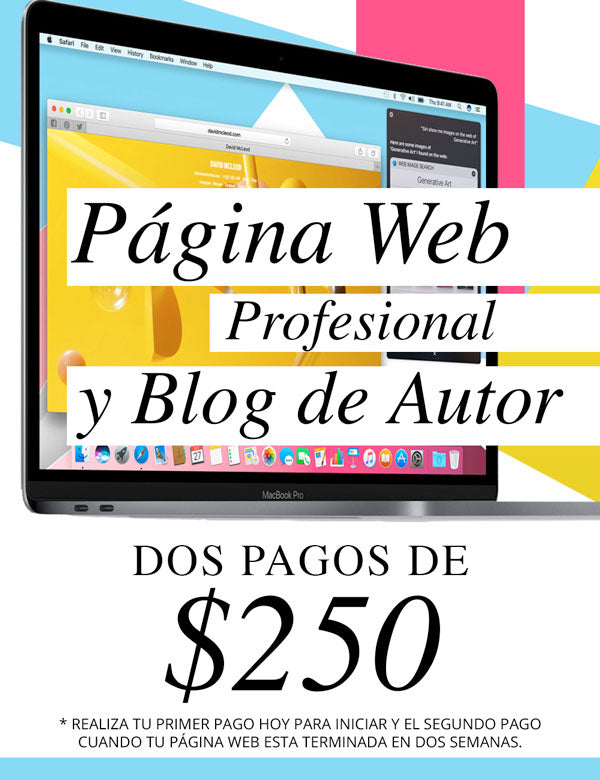 Pagina Web Profesional y Blog de Autor