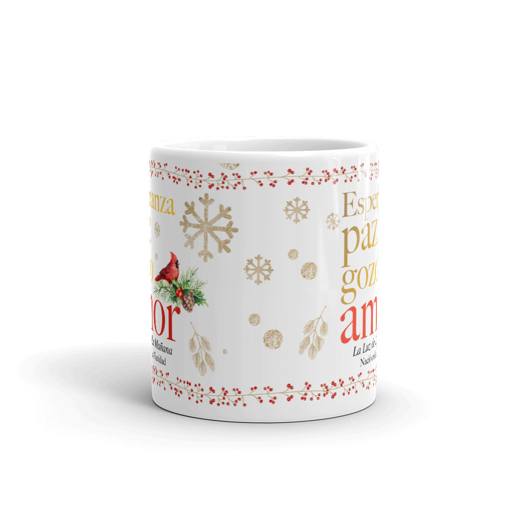 Taza La Navidad - Taza blanca brillante