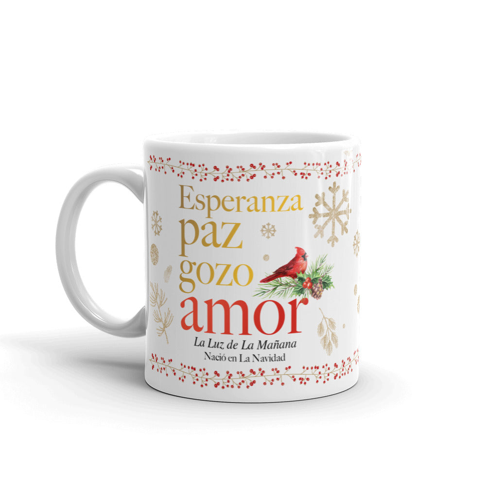 Taza La Navidad - Taza blanca brillante