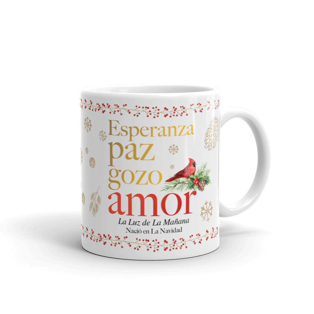 Taza La Navidad - Taza blanca brillante