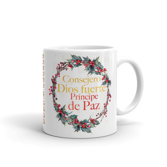 Taza Símbolos de Navidad - Taza blanca brillante